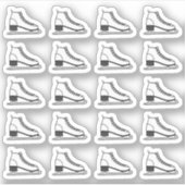 アイススケート ブーツ フィギュアスケート アイスホッケー プランナー シール (正面)