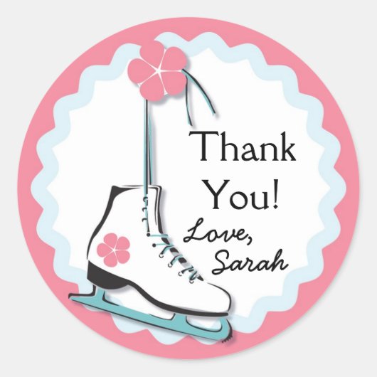 アイススケート ラウンドシール (正面)