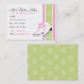 アイススケート 名刺 (正面/裏面)