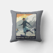 アイススケート- PLMのオリンピック広告宣伝ポスター クッション (裏面)