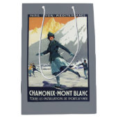 アイススケート- PLMのオリンピック広告宣伝ポスター ミディアムペーパーバッグ (正面)