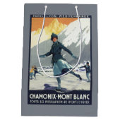 アイススケート- PLMのオリンピック広告宣伝ポスター ミディアムペーパーバッグ (裏面)