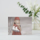 アイススケートJWの少女 ポストカード (スタンド正面)