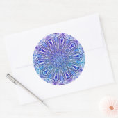 アイススター万華鏡のように千変万化するパターンパターンシール ラウンドシール (封筒)