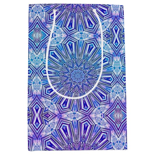 アイススター万華鏡のように千変万化するパターンパターン抱き枕 ミディアムペーパーバッグ (正面)