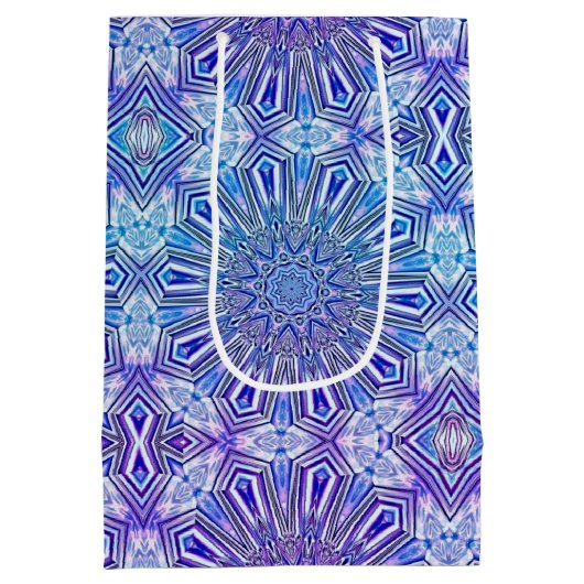 アイススター万華鏡のように千変万化するパターンパターン抱き枕 ミディアムペーパーバッグ (裏面)