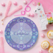 アイススター万華鏡のように千変万化するパターンパターン紙プレート ペーパープレート (パーティー)