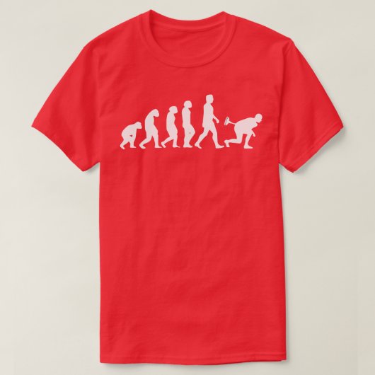 アイスストックスポーツの進化 Tシャツ (デザイン正面)