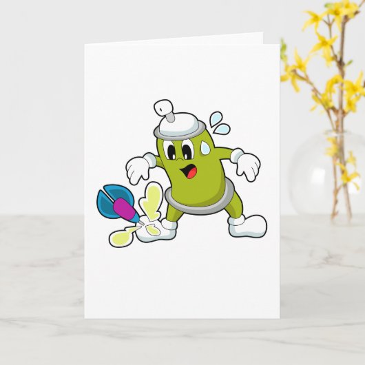 アイススプレーダーツ ダーツ カード (黄色い花)