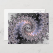 アイススワール – フラクタル葉書 ポストカード (正面/裏面)