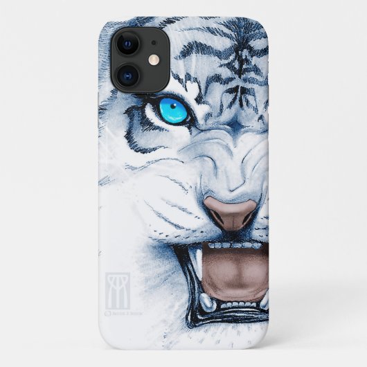 アイスタイガーフェイス Case-Mate iPhoneケース (裏面)