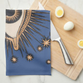 アイスターズムーンシテリア新しい キッチンタオル (四つ折り)