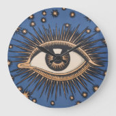 アイスターズムーンシテリア新しい ラージ壁時計 (正面)