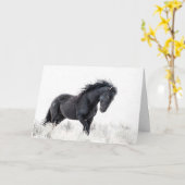 「アイスダンサー」ホリデーカード カード (黄色い花)