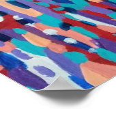 アイスダンス抽象芸術 ポスター (角)