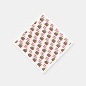 アイスチェストビールハクールップホリデー スタンダードカクテルナプキン (角)