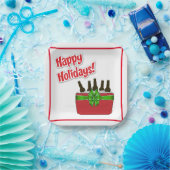 アイスチェストビールハクールップホリデー ペーパープレート (パーティー)