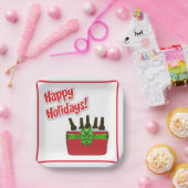 アイスチェストビールハクールップホリデー ペーパープレート (パーティー)