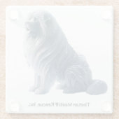 アイスチベットマスチフガラスコースター ガラスコースター (裏面)