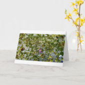 アイスティスル&クローバー カード (黄色い花)