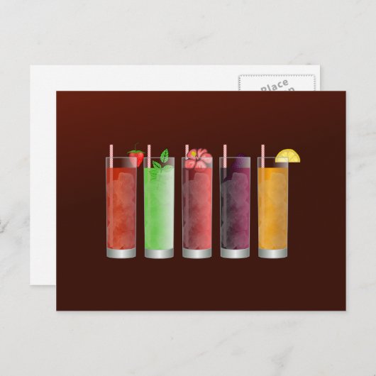 アイスティー月5味アイスティー ポストカード (正面/裏面)