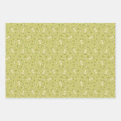 アイスティー模様包み紙シート ラッピングペーパーシート (正面2)