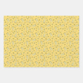 アイスティー模様包み紙シート ラッピングペーパーシート (正面)