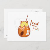 アイスティー ポストカード (正面/裏面)
