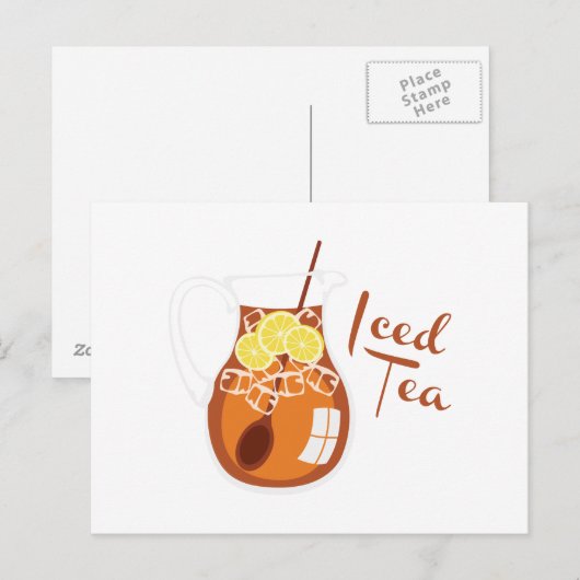 アイスティー ポストカード (正面/裏面)