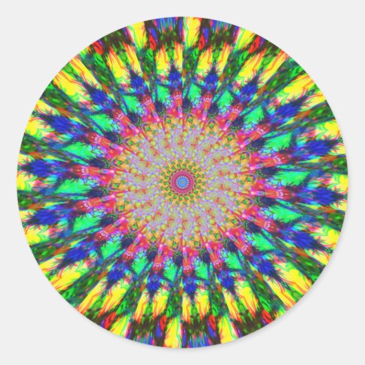 アイステッサイケデリックカー ラウンドシール (正面)