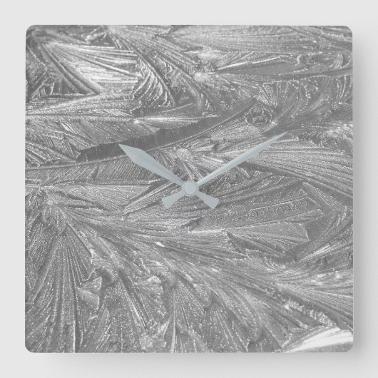 アイスデザインオンウォールクロック スクエア壁時計 (正面)