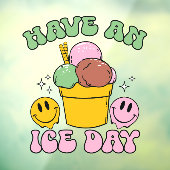 アイスデーになりますように ウィンドウサイン (シート3)