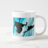 アイストレイルでのスノーモービル ジャンボコーヒーマグカップ (右)