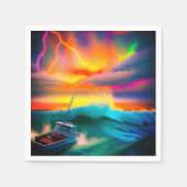 アイストーム スタンダードカクテルナプキン (正面)