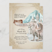 アイスドラゴン&キャッスルファンタジーパーティー 招待状 (正面/裏面)