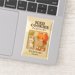 アイスドCookie: バニーガール・キツネ仮面 & バオバオウサギ シール