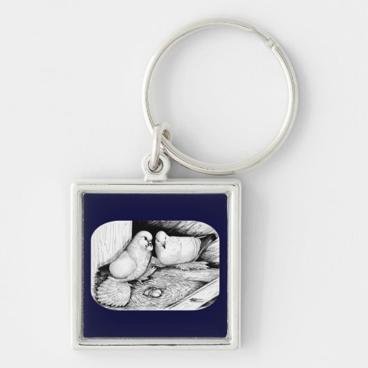 アイスハト キーホルダー (正面)