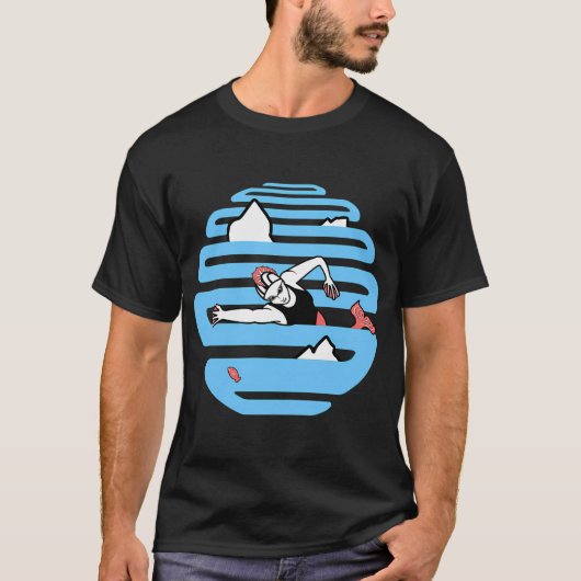 アイスバーガーの人魚 Tシャツ (正面)