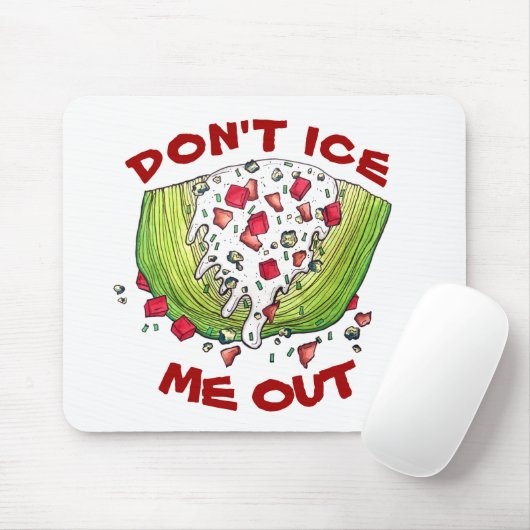 アイスバーグのレタスおもしろいクウェッジサラダを氷解しない マウスパッド (マウス)