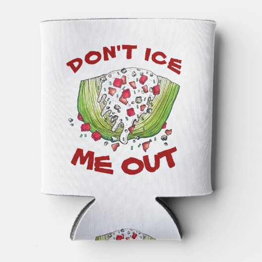 アイスバーグのレタスおもしろいクウェッジサラダを氷解しない 缶クーラー (正面)