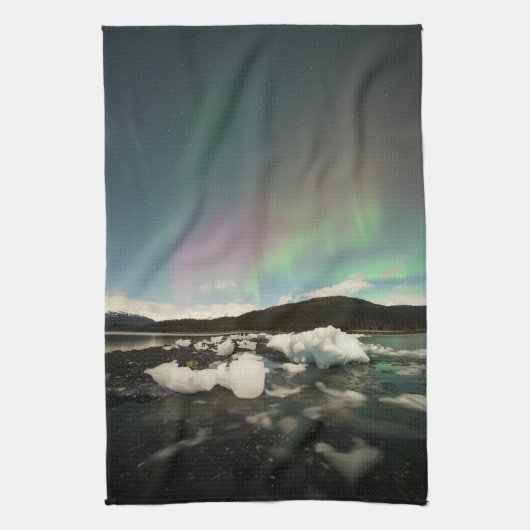 アイスバーグオーロラ キッチンタオル (縦)