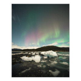 アイスバーグオーロラ フォトプリント           