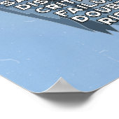 アイスバーグサクセスマウンテンモチベーション引用文 ポスター (角)