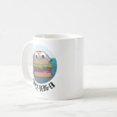 アイスバーグチーズバーガおもしろいープン コーヒーマグカップ (正面左)