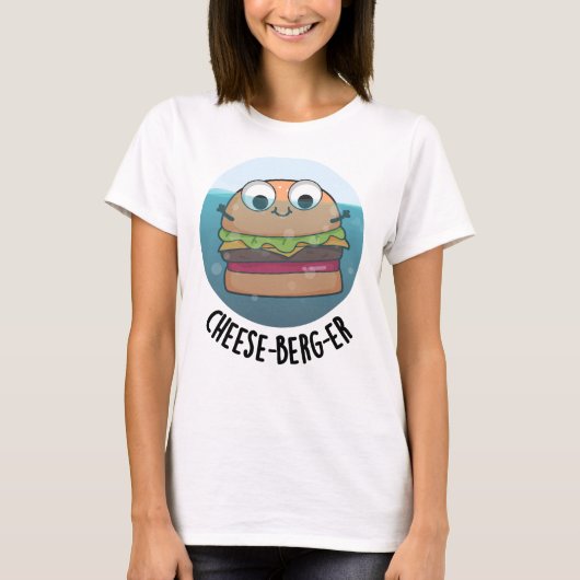 アイスバーグチーズバーガおもしろいープン Tシャツ (正面)