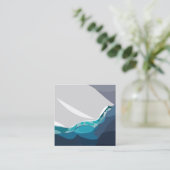 アイスバーグ海景観 スクエア名刺 (スタンド正面)