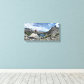 アイスバーグ湖 – アンセルアダムス荒野 – シエラ キャンバスプリント (インサイチュ (ウッドフロア))