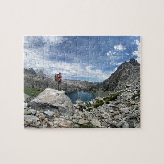 アイスバーグ湖 – アンセルアダムス荒野 – シエラ ジグソーパズル (横)