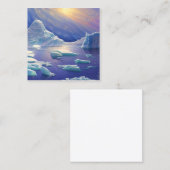 アイスバーグ スクエア名刺 (正面/裏面)