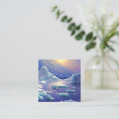 アイスバーグ スクエア名刺 (スタンド正面)